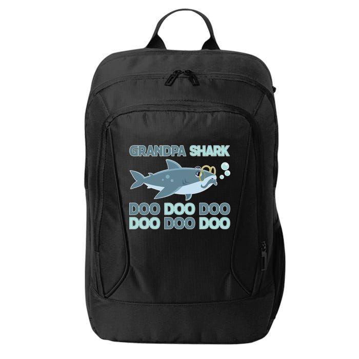 Grandpa Shark Doo Doo Doo City Backpack