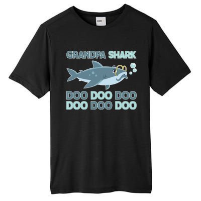 Grandpa Shark Doo Doo Doo Tall Fusion ChromaSoft Performance T-Shirt