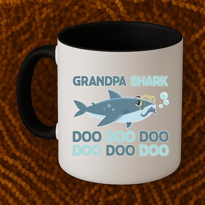 Grandpa Shark Doo Doo Doo Mug