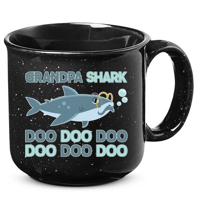 Grandpa Shark Doo Doo Doo 15oz Campfire Ceramic Mug