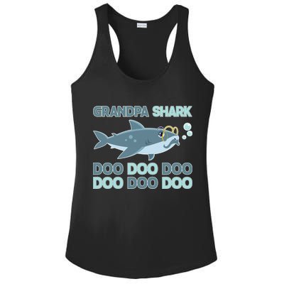 Grandpa Shark Doo Doo Doo Ladies PosiCharge Competitor Racerback Tank