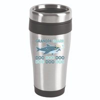 Grandpa Shark Doo Doo Doo 16oz Travel Tumbler