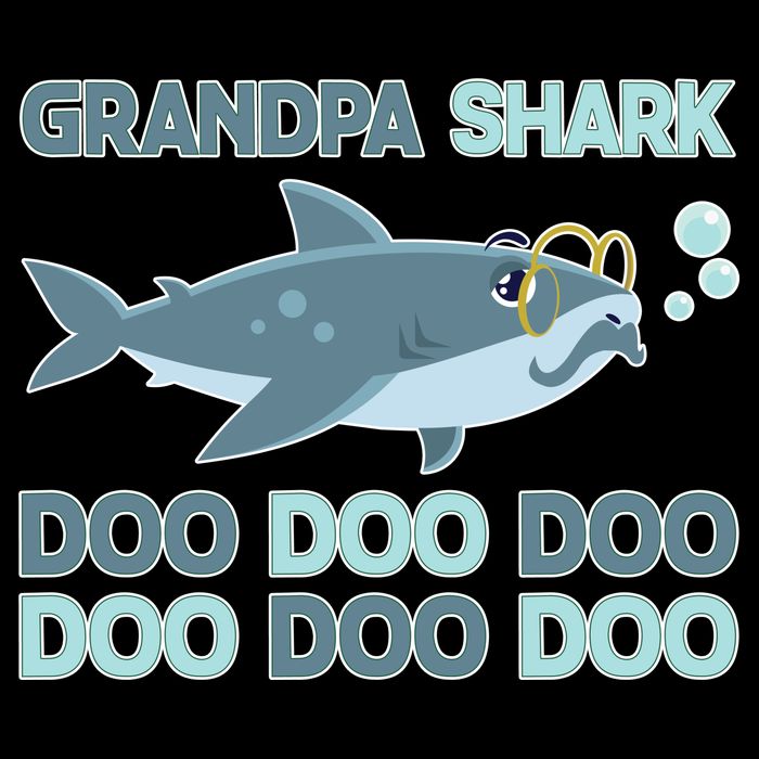 Grandpa Shark Doo Doo Doo 16oz Travel Tumbler
