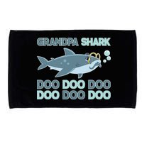 Grandpa Shark Doo Doo Doo Microfiber Hand Towel