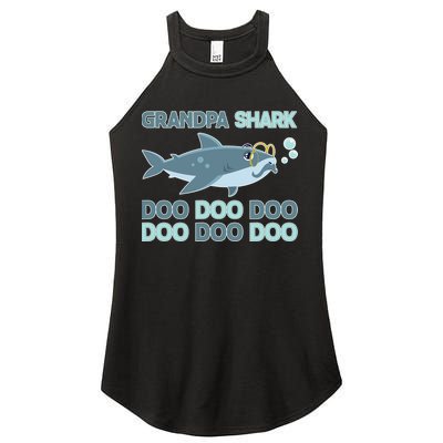 Grandpa Shark Doo Doo Doo Women's Perfect Tri Rocker Tank