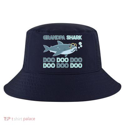Grandpa Shark Doo Doo Doo Cool Comfort Performance Bucket Hat