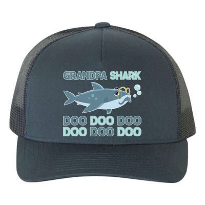 Grandpa Shark Doo Doo Doo Yupoong Adult 5-Panel Trucker Hat