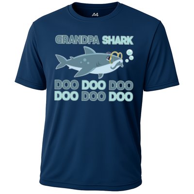 Grandpa Shark Doo Doo Doo Performance Shirt