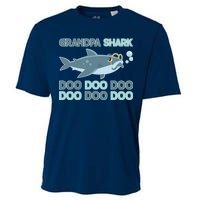 Grandpa Shark Doo Doo Doo Cooling Performance Crew T-Shirt