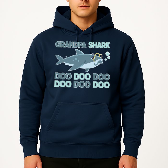 Grandpa Shark Doo Doo Doo Hoodie
