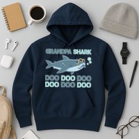 Grandpa Shark Doo Doo Doo Hoodie