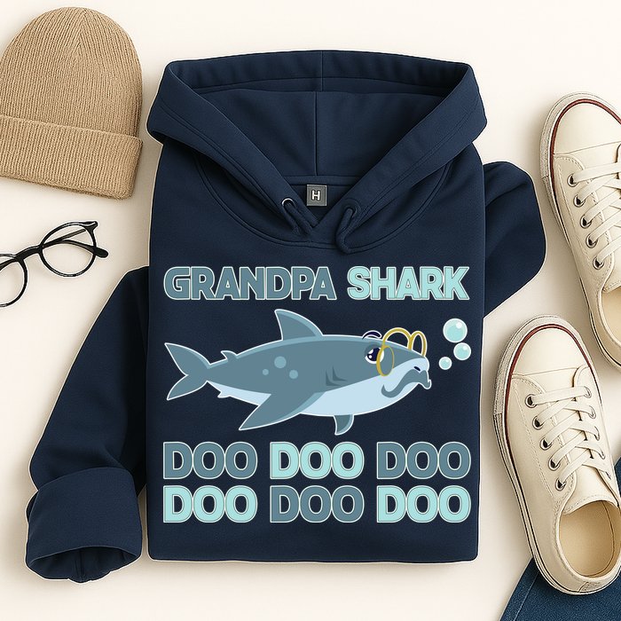 Grandpa Shark Doo Doo Doo Hoodie