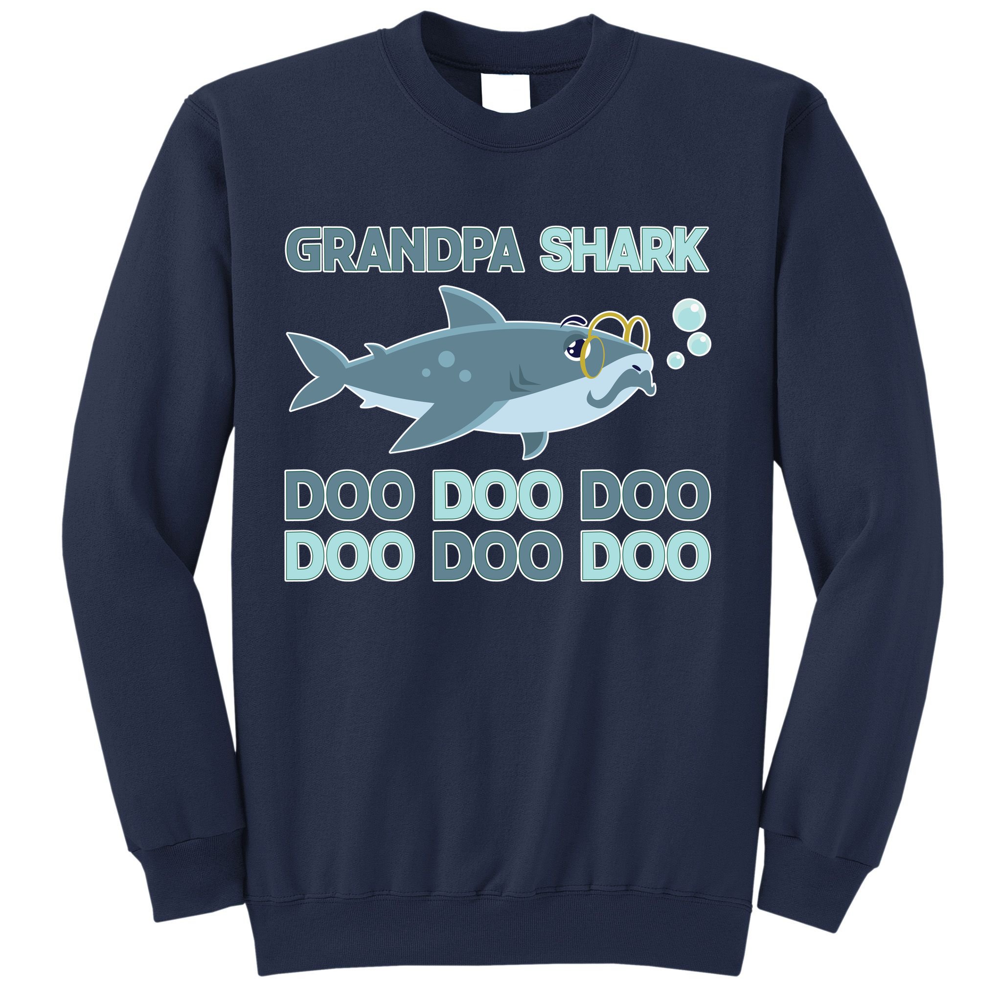 Grandpa Shark Doo Doo Doo Sweatshirt