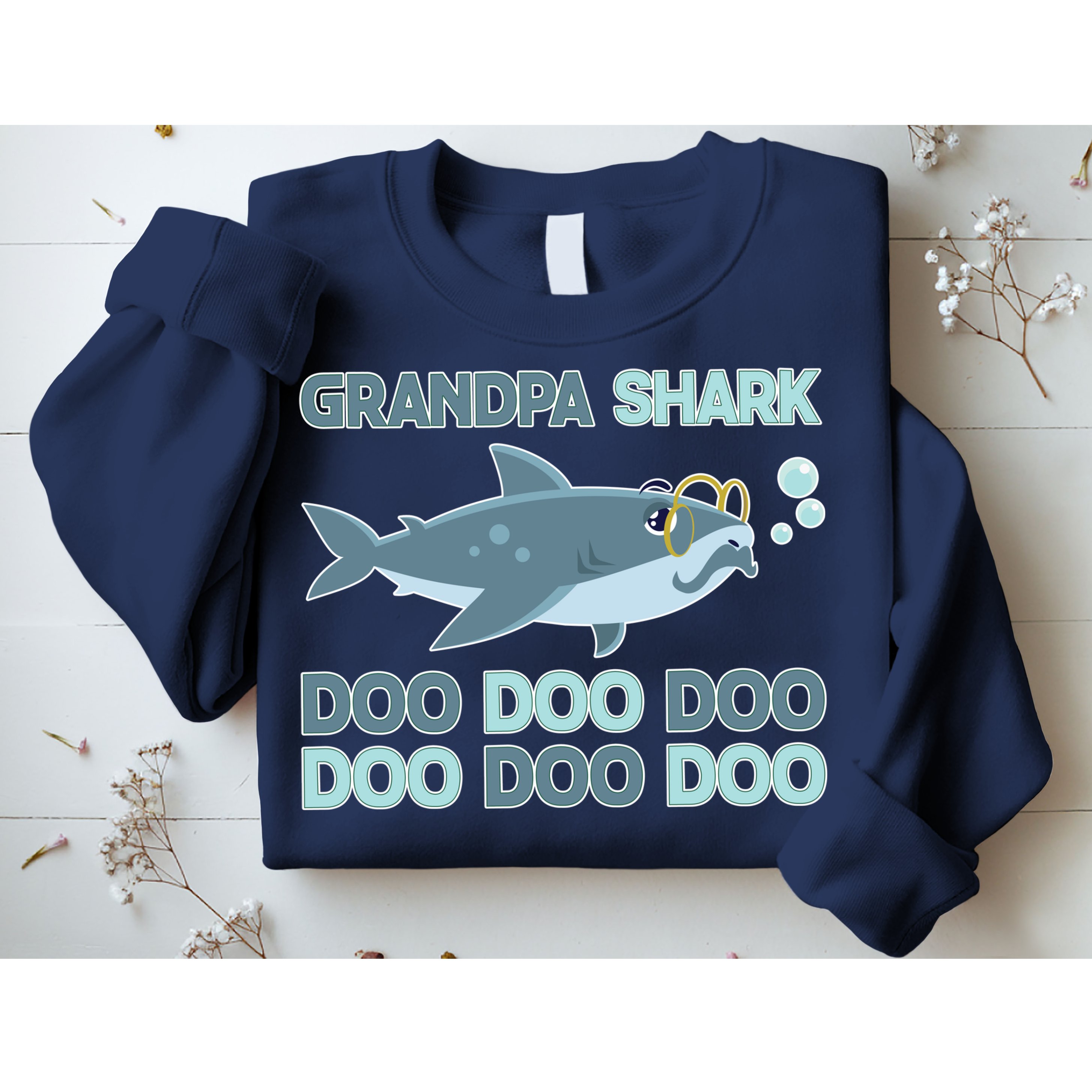 Grandpa Shark Doo Doo Doo Sweatshirt