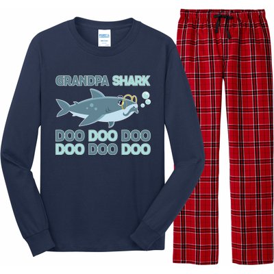 Grandpa Shark Doo Doo Doo Long Sleeve Pajama Set