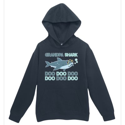 Grandpa Shark Doo Doo Doo Urban Pullover Hoodie