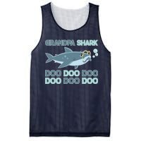 Grandpa Shark Doo Doo Doo Mesh Reversible Basketball Jersey Tank