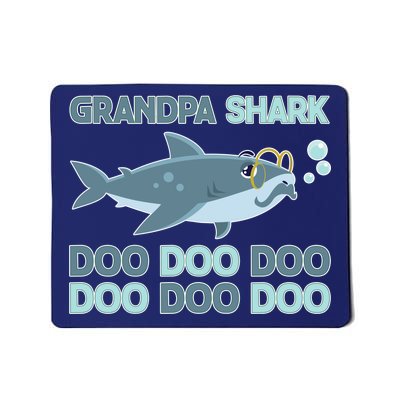 Grandpa Shark Doo Doo Doo Mousepad