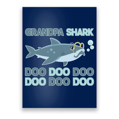 Grandpa Shark Doo Doo Doo Poster