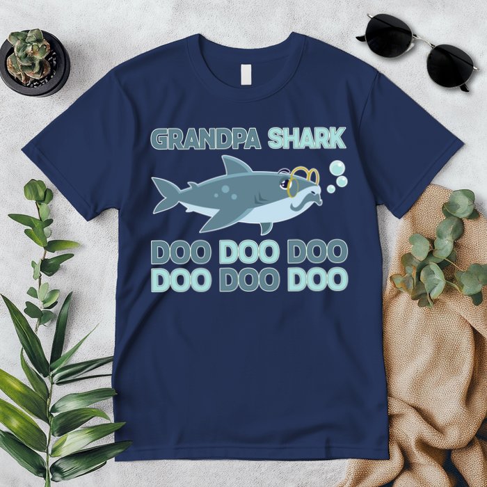 Grandpa Shark Doo Doo Doo Premium T-Shirt
