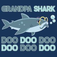 Grandpa Shark Doo Doo Doo Premium T-Shirt