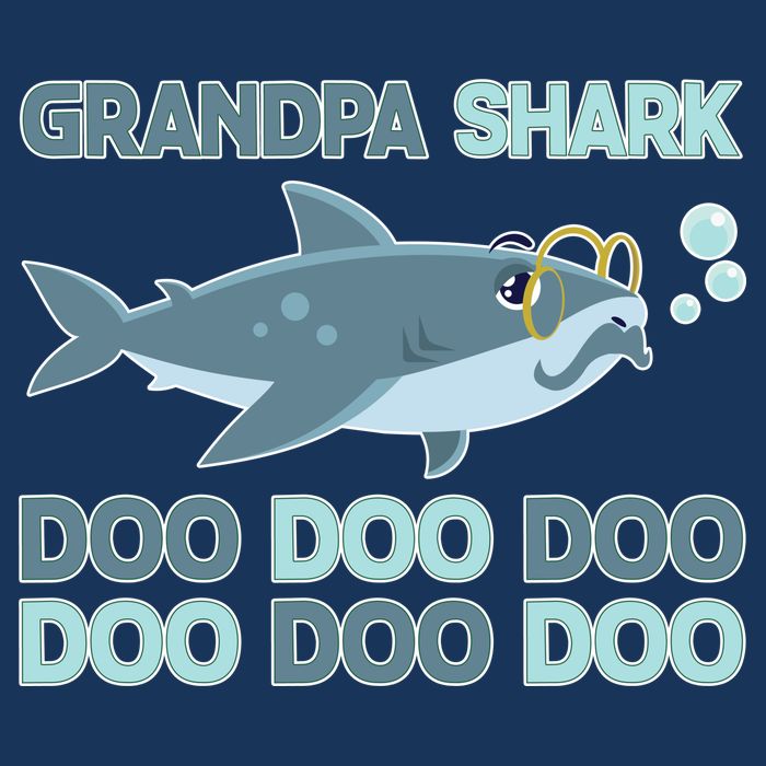 Grandpa Shark Doo Doo Doo Premium T-Shirt
