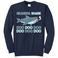 Grandpa Shark Doo Doo Doo Tall Sweatshirt