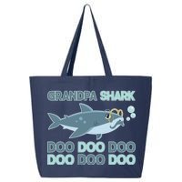 Grandpa Shark Doo Doo Doo 25L Jumbo Tote