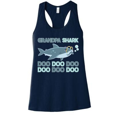 Grandpa Shark Doo Doo Doo Womens Tank Top