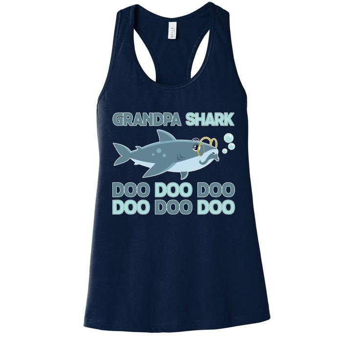 Grandpa Shark Doo Doo Doo Womens Tank Top