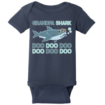 Grandpa Shark Doo Doo Doo Baby Bodysuit