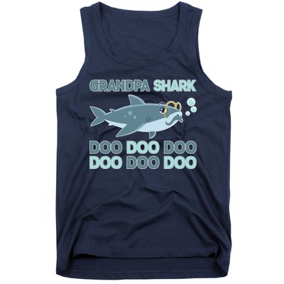 Grandpa Shark Doo Doo Doo Tank Top
