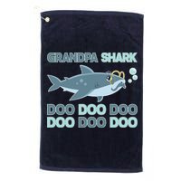 Grandpa Shark Doo Doo Doo Golf Towel