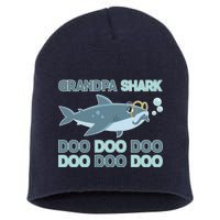 Grandpa Shark Doo Doo Doo Short Acrylic Beanie