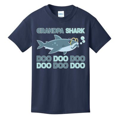 Grandpa Shark Doo Doo Doo Kids T-Shirt