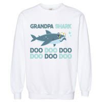 Grandpa Shark Doo Doo Doo Garment-Dyed Sweatshirt