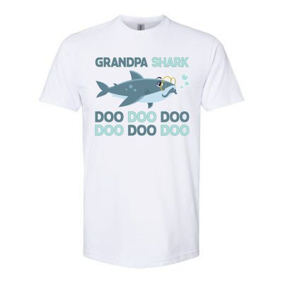 Grandpa Shark Doo Doo Doo Softstyle CVC T-Shirt