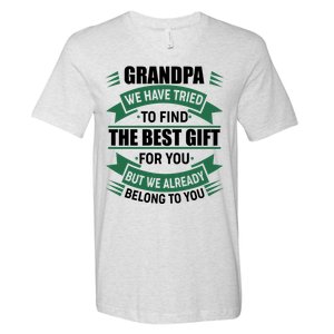 Grandpa The Best Gift For You V-Neck T-Shirt