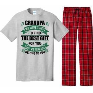 Grandpa The Best Gift For You Pajama Set