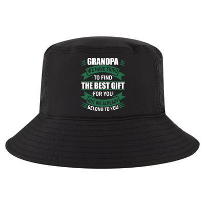 Grandpa The Best Gift For You Cool Comfort Performance Bucket Hat