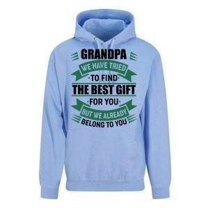 Grandpa The Best Gift For You Unisex Surf Hoodie