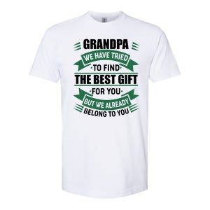 Grandpa The Best Gift For You Softstyle CVC T-Shirt