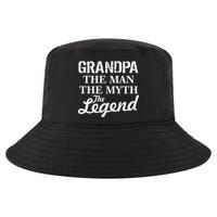 Grandpa The Man Myth Legend Cool Comfort Performance Bucket Hat