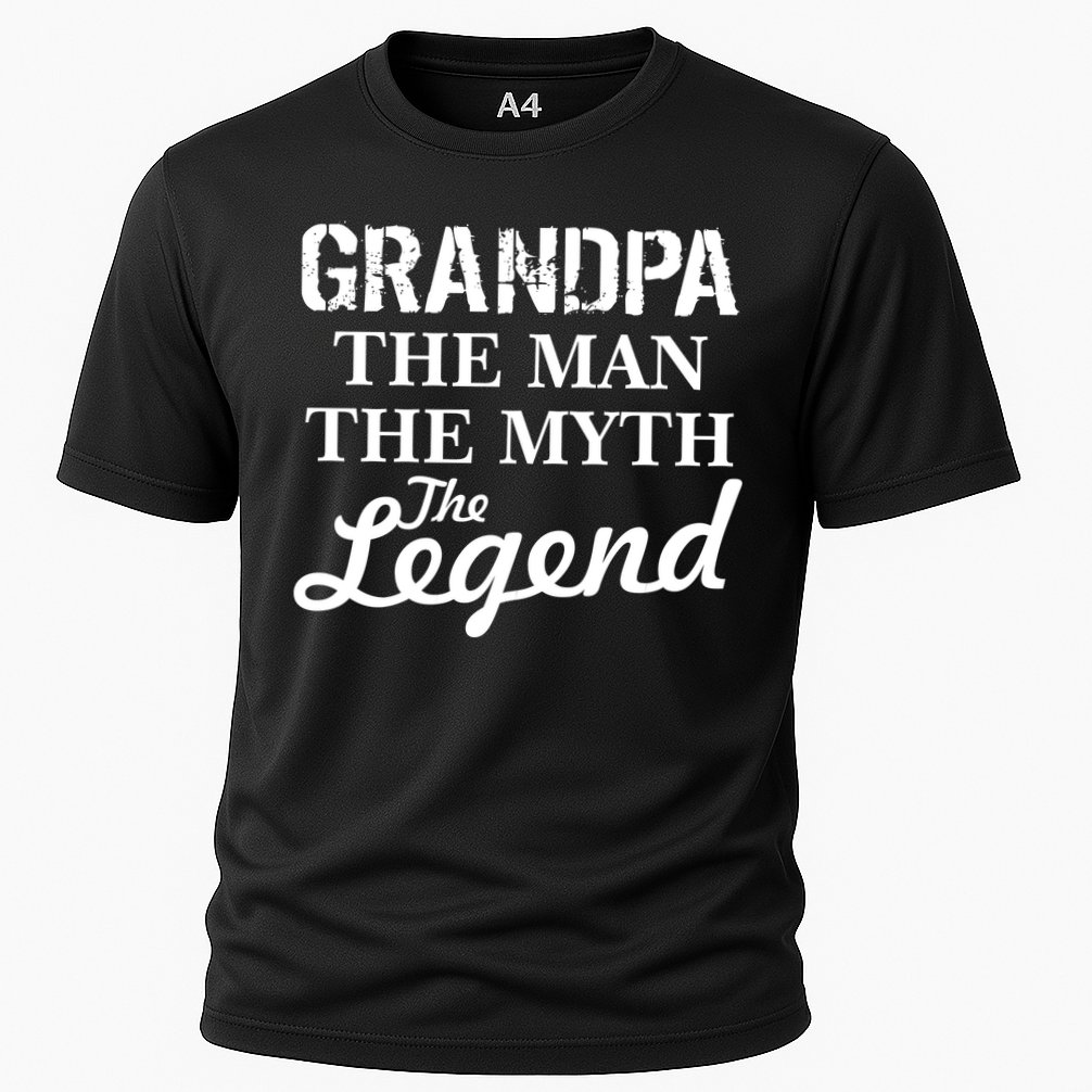 Grandpa The Man Myth Legend Performance Shirt