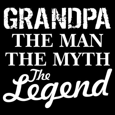 Grandpa The Man Myth Legend T-Shirt