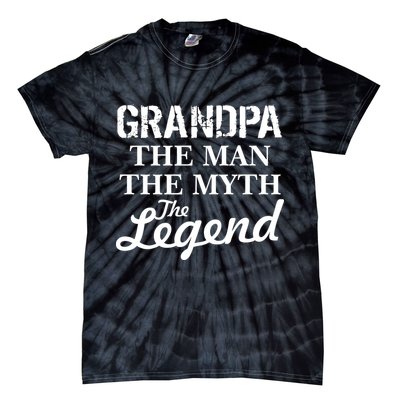 Grandpa The Man Myth Legend Tie-Dye T-Shirt