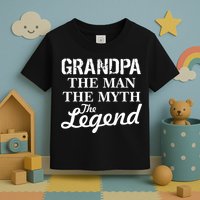 Grandpa The Man Myth Legend Toddler T-Shirt