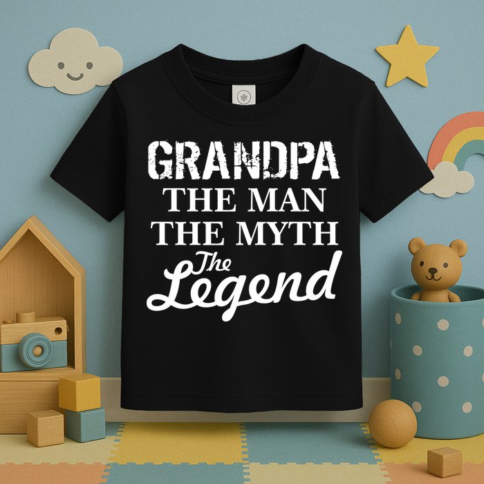 Grandpa The Man Myth Legend Toddler T-Shirt
