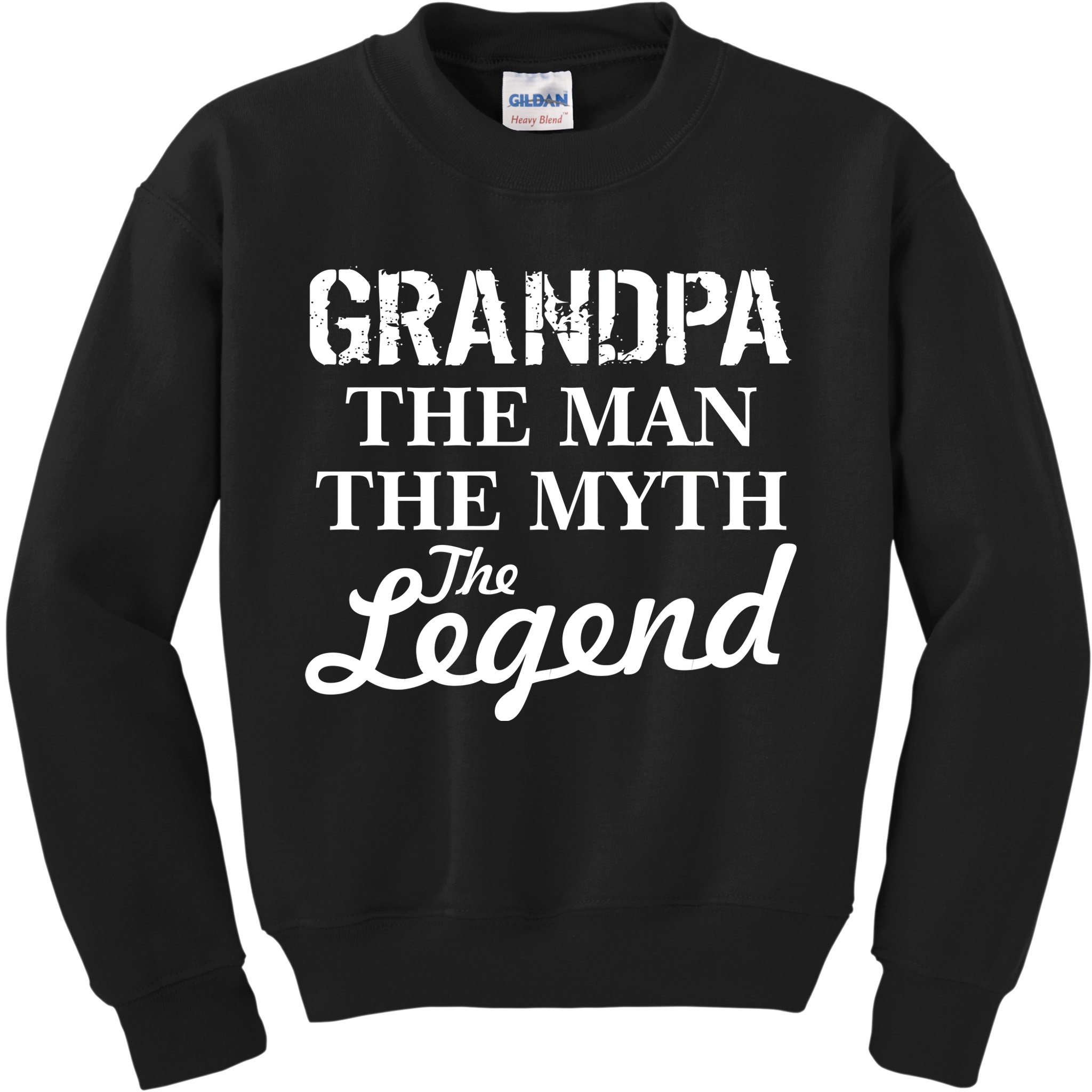 Grandpa The Man Myth Legend Kids Sweatshirt