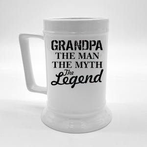 Grandpa The Man Myth Legend Beer Stein